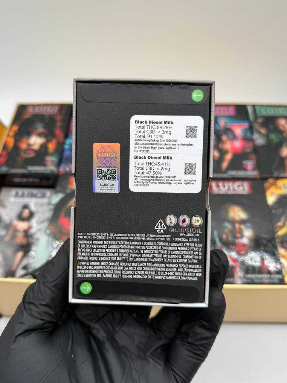 luigi carts disposable